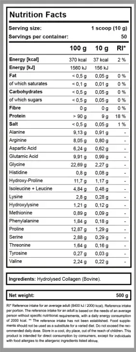 Colagen Pur din Vita – Neutru 500g