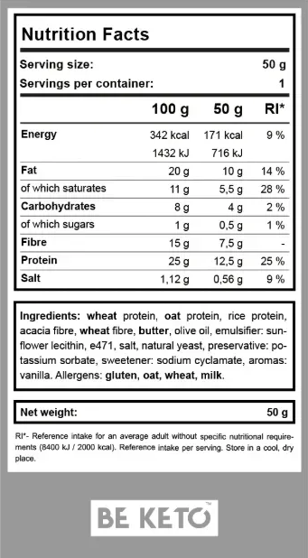 Croissant Low-Carb 50g (BE KETO)