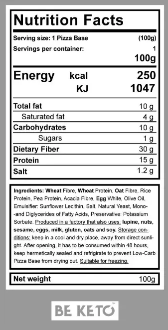 Blat Pizza Italian Keto 100g (BE KETO)