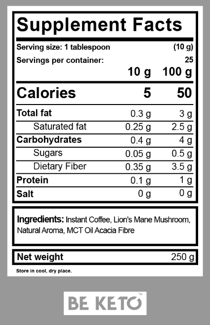 Cafea instant – Mushroom (Lion’s Mane & Cordyceps & Reishi) – French Vanilla 250 g