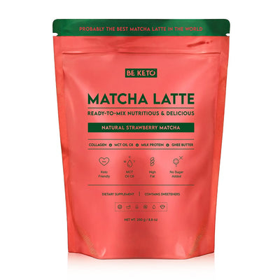 Keto Matcha Latte Клубника 250г