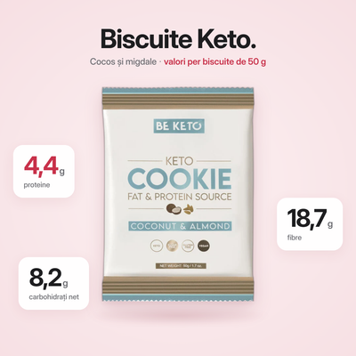 Biscuit Keto Cocos & Migdale 50g (BE KETO)