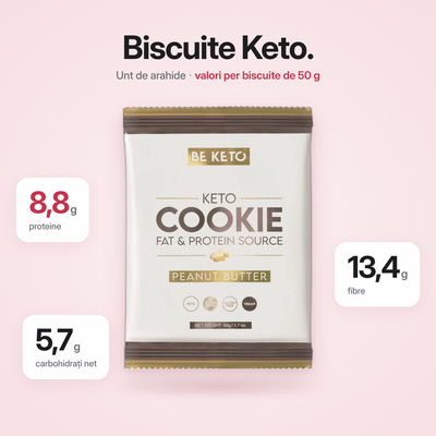 Biscuit Keto Unt de Arahide 50g (BE KETO)