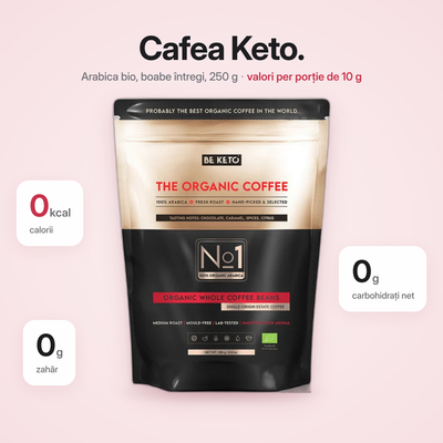 Cafea organica – boabe 250 g