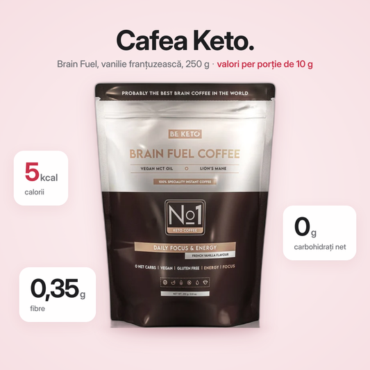 Cafea instant – Mushroom (Lion’s Mane & Cordyceps & Reishi) – French Vanilla 250 g