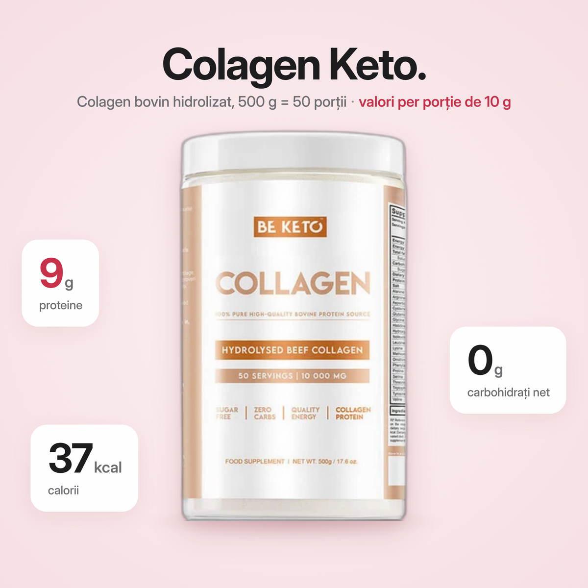 Colagen Pur din Vita – Neutru 500g