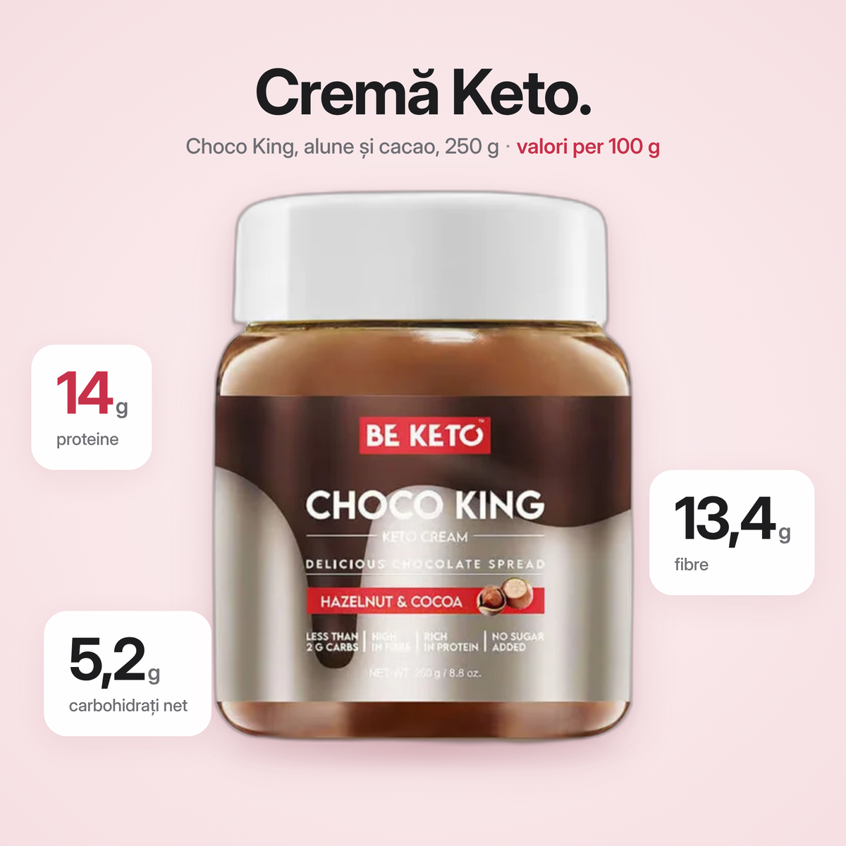 Крем Кето – Король Шоколада 250г (BE KETO)