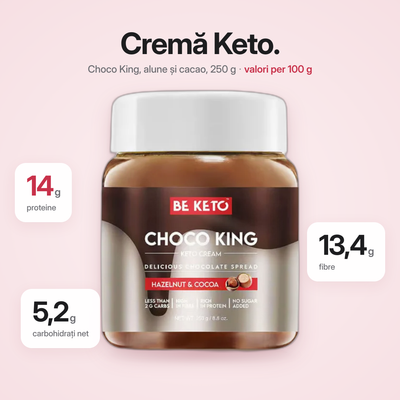 Crema Keto – Regele Ciocolatei 250g (BE KETO)