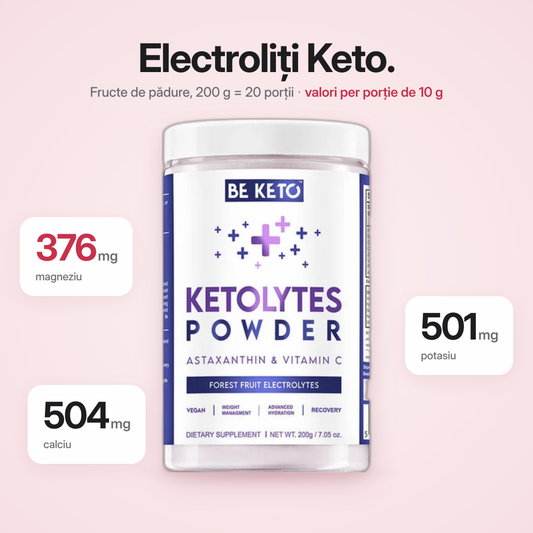 Pudra Electroliti Keto – Fructe de Padure 200g (BE KETO)
