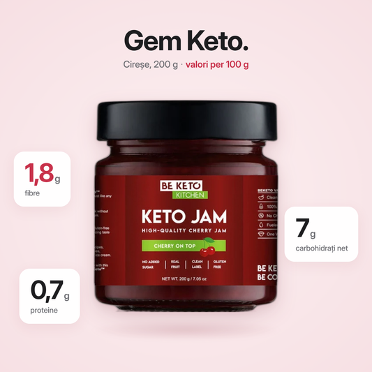 Dulceață Keto Cireșe pe Deasupra 200g (BE KETO)