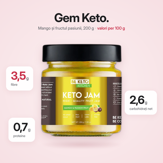 Keto Jam Mango & Passion Fruit 200 g
