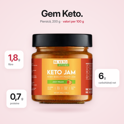 Dulceata Keto Piersica Suculenta 200g (BE KETO)