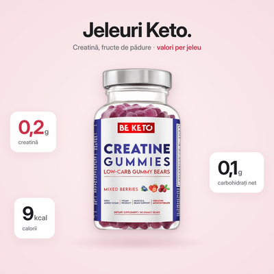 Jeleuri Keto cu Creatina – Fructe de Padure