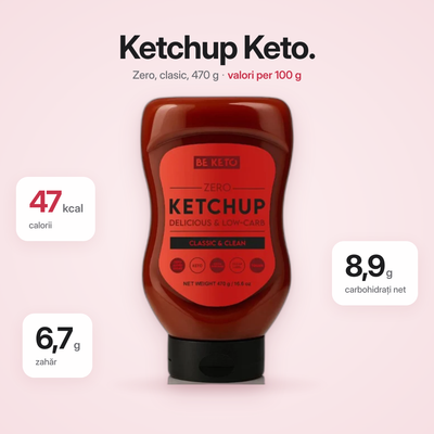 Ketchup Keto 470g (BE KETO)