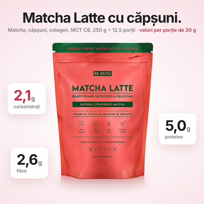Keto Matcha Latte Strawberry 250g