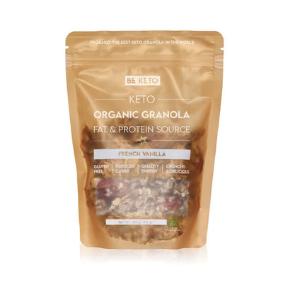 Granola Organica  Keto – Vanilie Franceza 250g (BE KETO)
