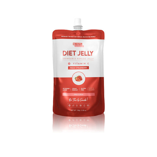 Jeleu Diet Konjac – Capsuna Proaspata – 150g (BE KETO)
