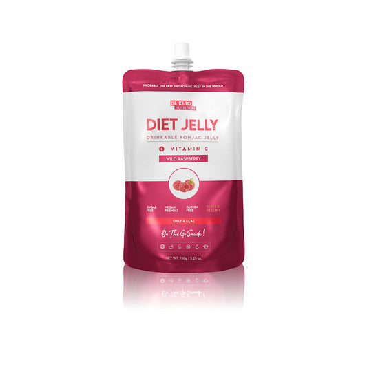 Jeleu Diet Konjac – Zmeura Salbatica – 150g (BE KETO)