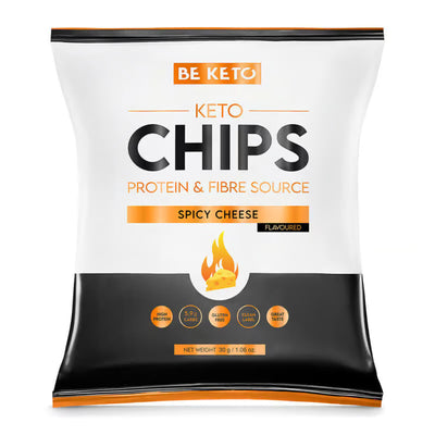 Keto Chips – Cașcaval Picant 30g (BE KETO)