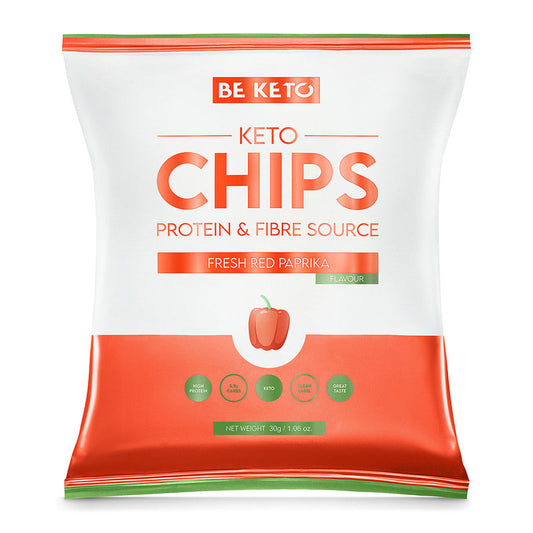 Chipsuri Keto – Ardei Rosu Proaspat 30g (BE KETO)