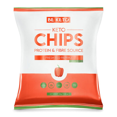 Keto Chips – Ardei Roșu Proaspăt 30g (BE KETO)