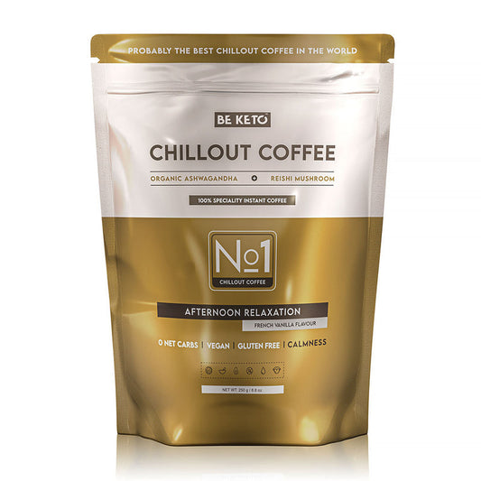 Cafea instant – Chillout (Reishi & Ashwagandha) – French Vanilla 250 g