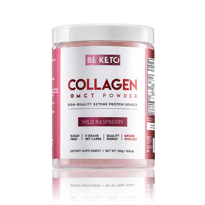 Colagen Keto Zmeura Salbatica + MCT 300g (BE KETO)