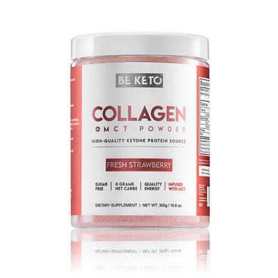 Colagen Keto Capsuna Proaspata + MCT 300g (BE KETO)