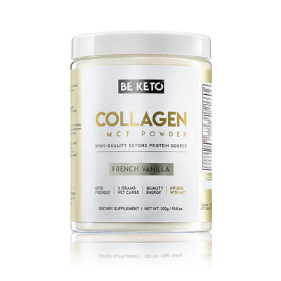 Keto Colagen + Ulei MCT – Vanilie Franceză 300g