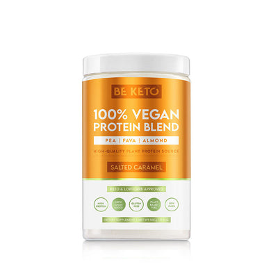 Proteină Vegană – Caramel Sărat 500g