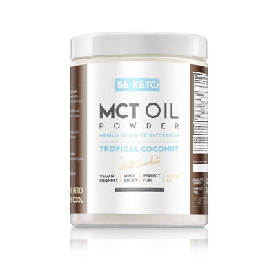 Pudră Ulei MCT – Cocos & Ciocolată Albă 300g