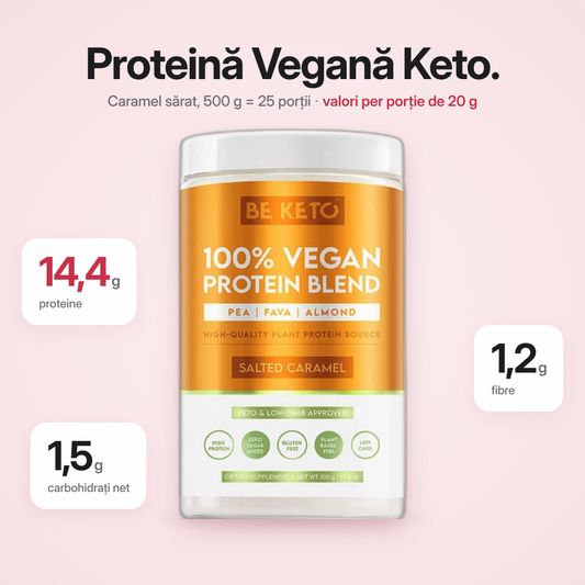 Proteina Vegana – Caramel Sarat 500g