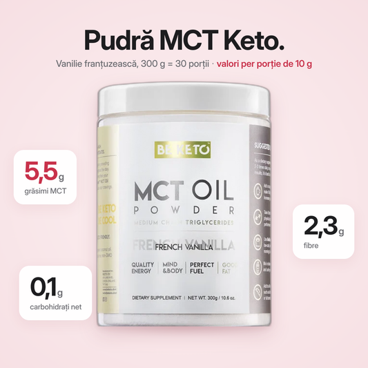 Pudra Ulei MCT – Vanilie Frantuzeasca 300g