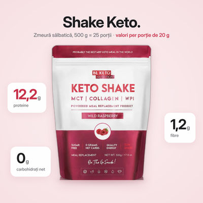 Shake Diet Keto – Zmeură Salbatica 500g (BE KETO)