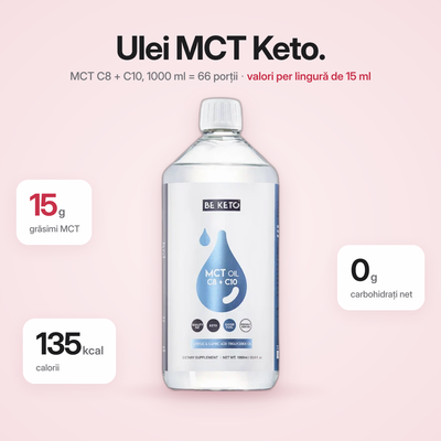 MCT Oil lichid C8 + C10 – 1000 ml