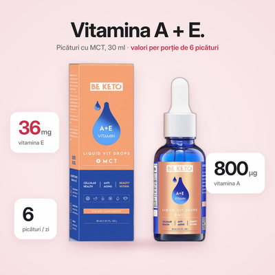 Vitaminele A + E in picaturi – 30 ml